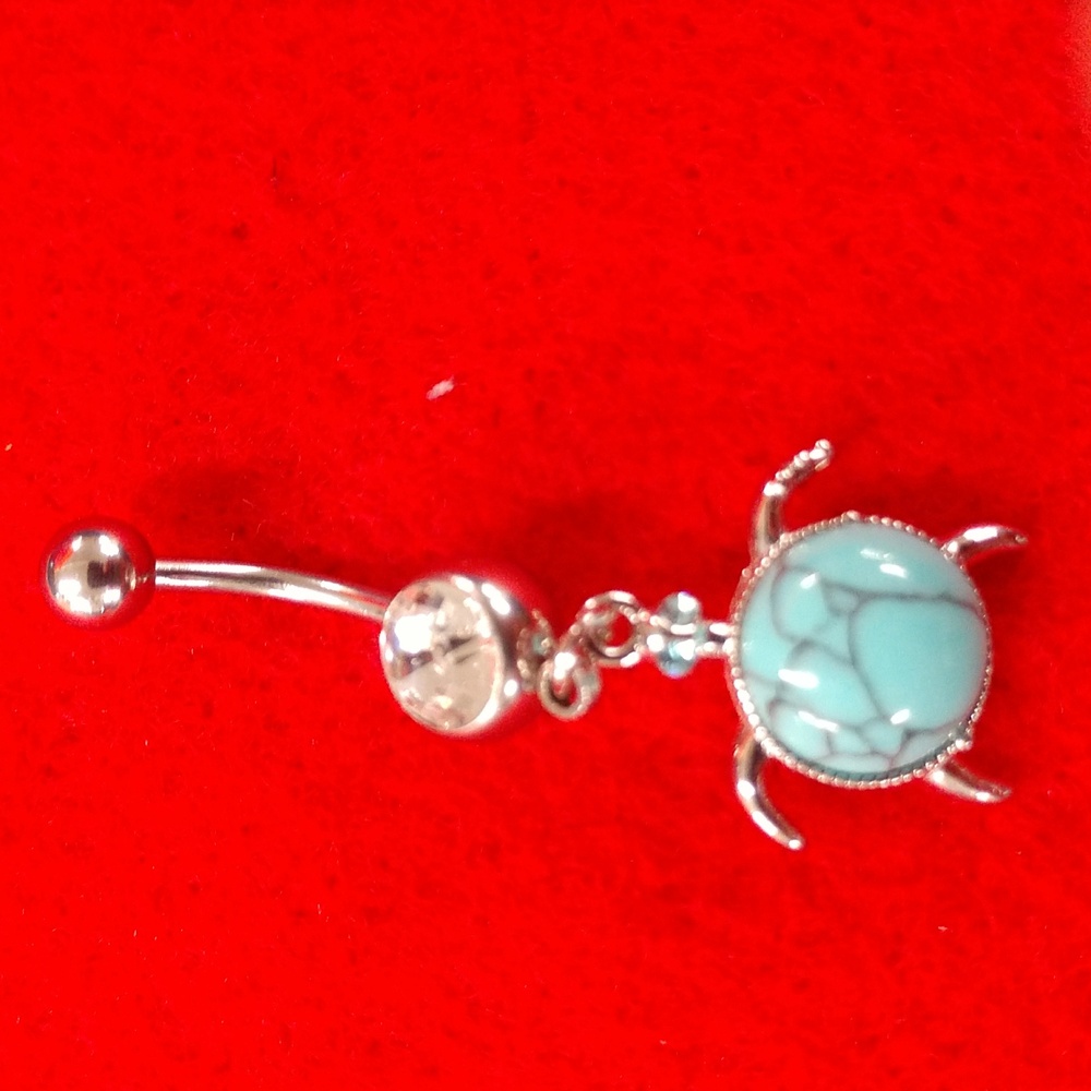 Turtle Belly Ring - image 2